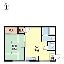 第2泉ビル 5 ｜ 和歌山県和歌山市東鍛冶屋町（賃貸マンション1DK・3階・26.40㎡） その2