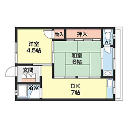 マンション紀の国 1階
