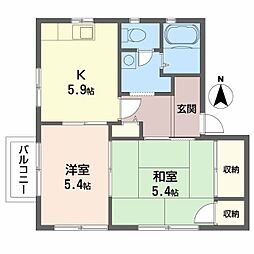 シャーメゾン山中 2階