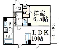 兵庫県姫路市広畑区高浜町３丁目（賃貸マンション1LDK・3階・46.25㎡） その2