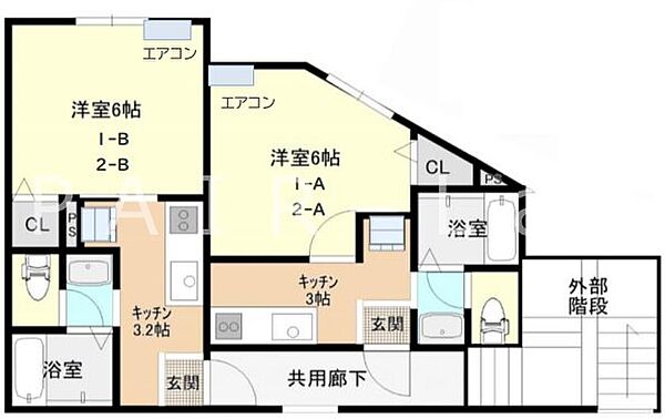 兵庫県姫路市青山北１丁目(賃貸アパート1K・1階・22.00㎡)の写真 その2