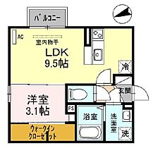 兵庫県姫路市東山（賃貸アパート1LDK・2階・32.77㎡） その2