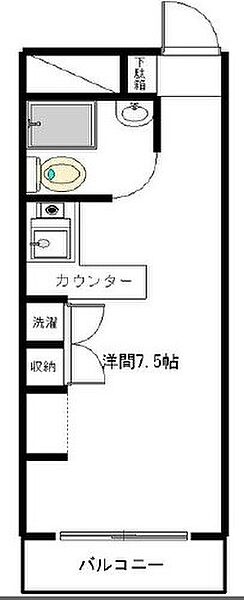 兵庫県姫路市東延末２丁目(賃貸マンション1R・4階・18.90㎡)の写真 その2