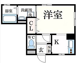 兵庫県姫路市安田４丁目（賃貸アパート1K・1階・28.16㎡） その2