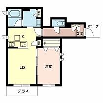 兵庫県明石市魚住町清水（賃貸アパート1LDK・1階・45.78㎡） その2