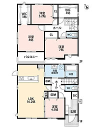 糟屋郡宇美町障子岳南1丁目1期 3号棟 新築戸建