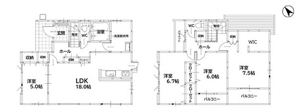 間取りを拡大表示