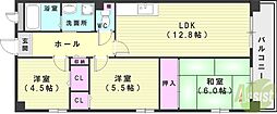 オーシャン 3LDKの間取図画像