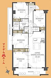 間取図画像 4LDK