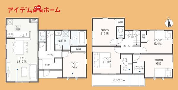 間取りを拡大表示
