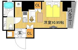 CotoGlance鴨川別邸 ワンルームの間取図画像