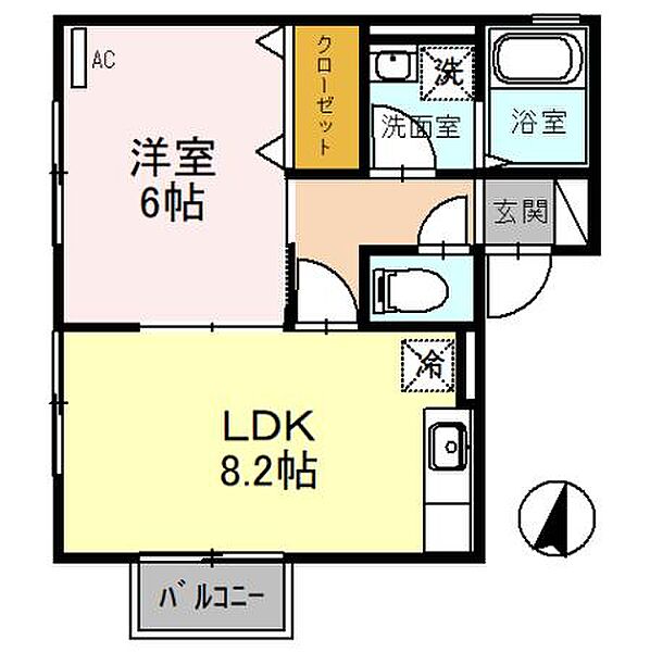 LOHAS本町 ｜大阪府泉大津市本町(賃貸アパート1LDK・1階・36.29㎡)の写真 その2