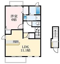 大阪府和泉市池田下町233-1（賃貸アパート1LDK・2階・46.09㎡） その2