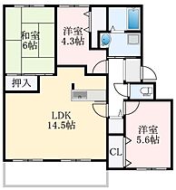 大阪府堺市中区深阪6丁（賃貸マンション3LDK・2階・72.42㎡） その2