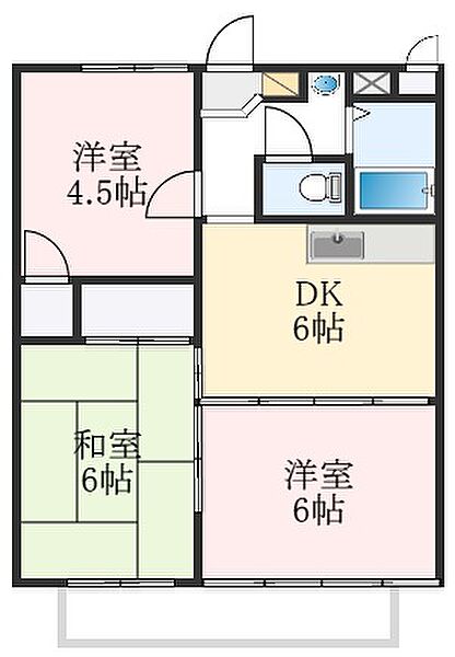 センチュリーハイツ ｜大阪府堺市西区鳳南町2丁(賃貸マンション3DK・3階・48.00㎡)の写真 その2