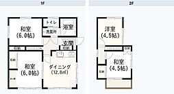 メゾン佐野市植上町 1階4DKの間取り