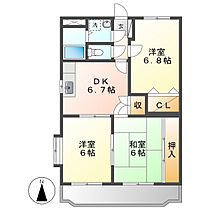 ブライトコートI  ｜ 岡山県総社市駅南1丁目（賃貸マンション3DK・2階・61.20㎡） その2