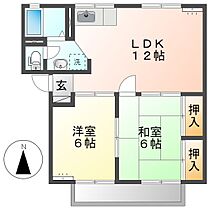 ジョイファミリー総社A  ｜ 岡山県総社市小寺（賃貸アパート2LDK・2階・50.41㎡） その2