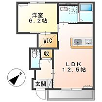 ラフィーナ  ｜ 岡山県倉敷市真備町川辺（賃貸アパート1LDK・1階・45.46㎡） その2