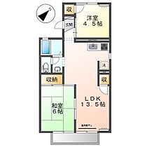 セリエＢ  ｜ 岡山県倉敷市平田（賃貸アパート2LDK・1階・53.81㎡） その2