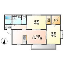 ハイグランスＣ  ｜ 岡山県倉敷市真備町箭田（賃貸アパート2LDK・1階・55.23㎡） その2