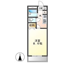 サンタプレイス 203 ｜ 岡山県総社市駅前2丁目14-22（賃貸マンション1K・2階・28.88㎡） その2