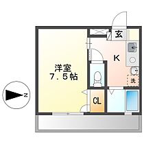 岡山県倉敷市平田（賃貸マンション1K・3階・24.84㎡） その2