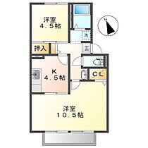 岡山県倉敷市安江（賃貸アパート2K・2階・45.81㎡） その2