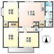 岡山県総社市中央3丁目（賃貸アパート3LDK・2階・65.47㎡） その2