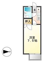 岡山県倉敷市栗坂（賃貸アパート1K・2階・19.87㎡） その2