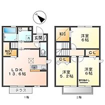 岡山県倉敷市笹沖（賃貸タウンハウス3LDK・1階・78.97㎡） その2