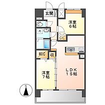 ケイマイティ  ｜ 岡山県倉敷市幸町（賃貸マンション2LDK・10階・64.67㎡） その2