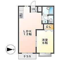 エルディムシャルマンA  ｜ 岡山県倉敷市茶屋町（賃貸アパート1LDK・1階・39.70㎡） その2