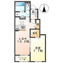 岡山県倉敷市大内（賃貸アパート1LDK・1階・50.14㎡） その2