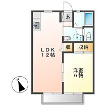 パナハイツ総社Ｍ  ｜ 岡山県総社市中央6丁目（賃貸アパート1LDK・2階・40.92㎡） その2