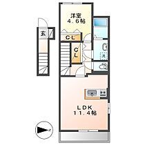 スターテラスL  ｜ 岡山県総社市真壁（賃貸アパート1LDK・2階・44.53㎡） その2