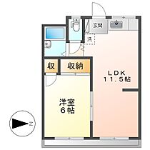 岡山県倉敷市中庄（賃貸アパート1LDK・2階・36.64㎡） その2