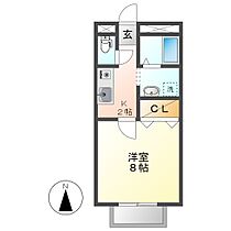 岡山県倉敷市徳芳（賃貸アパート1K・2階・27.36㎡） その2