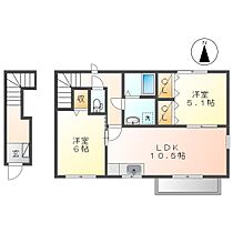 岡山県総社市地頭片山（賃貸アパート2LDK・2階・56.31㎡） その2