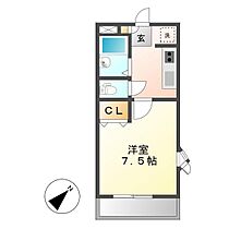 ノーブルパレス  ｜ 岡山県倉敷市老松町1丁目（賃貸アパート1K・2階・24.79㎡） その2