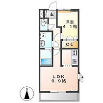 岡山県倉敷市宮前（賃貸アパート1LDK・1階・36.00㎡） その2