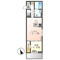 岡山県総社市駅南1丁目（賃貸アパート1LDK・1階・43.60㎡） その2