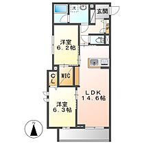 HIRA　TERRACE  ｜ 岡山県倉敷市平田（賃貸マンション2LDK・3階・66.75㎡） その2