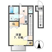 岡山県倉敷市酒津（賃貸アパート1K・2階・31.50㎡） その2