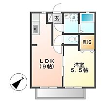 ビバリースクエアＣ  ｜ 岡山県倉敷市大島（賃貸アパート1LDK・1階・34.78㎡） その2