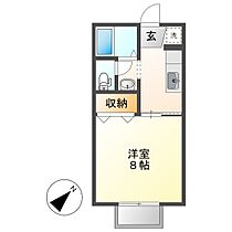 コーポジュネスＡ  ｜ 岡山県倉敷市連島町鶴新田（賃貸アパート1K・2階・26.93㎡） その2