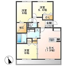 キャスバルＡ  ｜ 岡山県倉敷市連島中央3丁目（賃貸アパート3LDK・3階・71.81㎡） その2