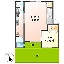 パピーロジュマン  ｜ 岡山県倉敷市広江2丁目（賃貸アパート1LDK・1階・43.57㎡） その2