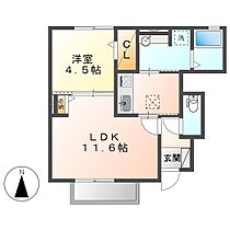 岡山県倉敷市連島中央2丁目（賃貸アパート1LDK・1階・40.55㎡） その2