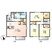 岡山県倉敷市児島柳田町（賃貸タウンハウス3LDK・1階・86.05㎡） その2